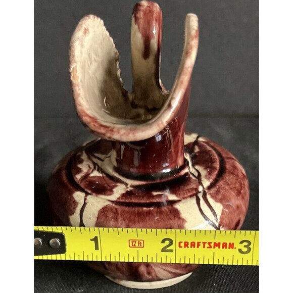 Vintage Mexican Dripware Pottery Sawtooth Miniature Pitcher Oaxaca Mexico - Picture 11 of 11